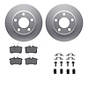 4512-73093 Geospec Brake Rotors w/5000 Advanced Brake Pads Kit & Hardware, 1999-2004 Audi/Volkswagen, Position: Rear - image 1