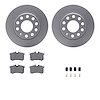 4512-73125 Geospec Brake Rotors w/5000 Advanced Brake Pads Kit & Hardware, 2000-2008 Audi/Volkswagen, Position: Rear - image 1