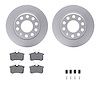 4512-73126 Geospec Brake Rotors w/5000 Advanced Brake Pads Kit & Hardware, 2002-2006 Audi/Volkswagen, Position: Rear - image 1