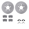 4512-74095 Geospec Brake Rotors w/5000 Advanced Brake Pads Kit & Hardware, 1999-2006 Audi/Volkswagen, Position: Rear - image 1