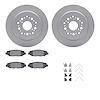 4512-75040 Geospec Brake Rotors w/5000 Advanced Brake Pads Kit & Hardware, 1992-2000 Lexus/Toyota/Scion, Position: Rear - image 1