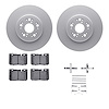 4512-75043 Geospec Brake Rotors w/5000 Advanced Brake Pads Kit & Hardware, 1995-2000 Lexus/Toyota/Scion, Position: Front - image 1