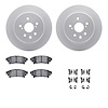 4512-75055 Geospec Brake Rotors w/5000 Advanced Brake Pads Kit & Hardware, 2013-2020 Lexus/Toyota/Scion, Position: Rear - image 1