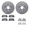 4512-76103 Geospec Brake Rotors w/5000 Advanced Brake Pads Kit & Hardware, 2001-2003 Lexus/Toyota/Scion, Position: Rear - image 1