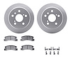 4512-76105 Geospec Brake Rotors w/5000 Advanced Brake Pads Kit & Hardware, 1997-1999 Lexus/Toyota/Scion, Position: Rear - image 1