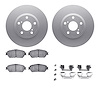 4512-76110 Geospec Brake Rotors w/5000 Advanced Brake Pads Kit & Hardware, 2003-2006 Lexus/Toyota/Scion, Position: Front