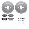 4512-76153 Geospec Brake Rotors w/5000 Advanced Brake Pads Kit & Hardware, 2012-2018 Lexus/Toyota/Scion, Position: Rear - image 1