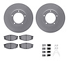 4512-76156 Geospec Brake Rotors w/5000 Advanced Brake Pads Kit & Hardware, 1984-1995 Lexus/Toyota/Scion, Position: Front - image 1