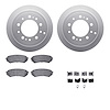 4512-76160 Geospec Brake Rotors w/5000 Advanced Brake Pads Kit & Hardware, 1998-2007 Lexus/Toyota/Scion, Position: Rear - image 1