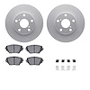 4512-76170 Geospec Brake Rotors w/5000 Advanced Brake Pads Kit & Hardware, 2001-2005 Lexus/Toyota/Scion, Position: Front - image 1