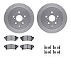 4512-76187 Geospec Brake Rotors w/5000 Advanced Brake Pads Kit & Hardware, 2010-2020 Lexus/Toyota/Scion, Position: Rear - image 1