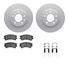 4512-80061 Geospec Brake Rotors w/5000 Advanced Brake Pads Kit & Hardware, 2003-2005 Ford/Lincoln/Mercury/Mazda, Position: Front - image 1