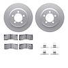 4512-99007 Geospec Brake Rotors w/5000 Advanced Brake Pads Kit & Hardware, 1967-1967 Ford/Lincoln/Mercury/Mazda, Position: Front - image 1