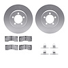 4512-99008 Geospec Brake Rotors w/5000 Advanced Brake Pads Kit & Hardware, 1965-1966 Ford/Lincoln/Mercury/Mazda, Position: Front - image 1