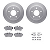 4512-99019 Geospec Brake Rotors w/5000 Advanced Brake Pads Kit & Hardware, 1994-2004 Ford/Lincoln/Mercury/Mazda, Position: Rear - image 1