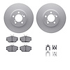 4512-99020 Geospec Brake Rotors w/5000 Advanced Brake Pads Kit & Hardware, 1996-2007 Ford/Lincoln/Mercury/Mazda, Position: Front - image 1