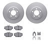 4512-99021 Geospec Brake Rotors w/5000 Advanced Brake Pads Kit & Hardware, 1995-2002 Ford/Lincoln/Mercury/Mazda, Position: Front - image 1
