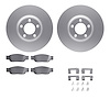 4512-99026 Geospec Brake Rotors w/5000 Advanced Brake Pads Kit & Hardware, 2000-2006 Ford/Lincoln/Mercury/Mazda, Position: Front - image 1