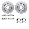 4512-99031 Geospec Brake Rotors w/5000 Advanced Brake Pads Kit & Hardware, 2005-2009 Ford/Lincoln/Mercury/Mazda, Position: Front - image 1