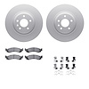 4512-99047 Geospec Brake Rotors w/5000 Advanced Brake Pads Kit & Hardware, 2010-2010 Ford/Lincoln/Mercury/Mazda, Position: Front - image 1