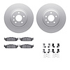 4512-99049 Geospec Brake Rotors w/5000 Advanced Brake Pads Kit & Hardware, 2009-2010 Ford/Lincoln/Mercury/Mazda, Position: Front - image 1