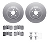 4512-99079 Geospec Brake Rotors w/5000 Advanced Brake Pads Kit & Hardware, Fits Select Ford/Lincoln/Mercury/Mazda, Position: Fro - image 1