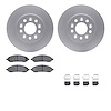 4512-99083 Geospec Brake Rotors w/5000 Advanced Brake Pads Kit & Hardware, 2004-2007 Ford/Lincoln/Mercury/Mazda, Position: Front - image 1