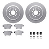 4512-99085 Geospec Brake Rotors w/5000 Advanced Brake Pads Kit & Hardware, 2005-2009 Ford/Lincoln/Mercury/Mazda, Position: Rear - image 1