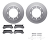 4512-99104 Geospec Brake Rotors w/5000 Advanced Brake Pads Kit & Hardware, 1986-1994 Ford/Lincoln/Mercury/Mazda, Position: Front - image 1