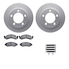 4512-99106 Geospec Brake Rotors w/5000 Advanced Brake Pads Kit & Hardware, 1986-1993 Ford/Lincoln/Mercury/Mazda, Position: Front - image 1