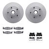 4512-99110 Geospec Brake Rotors w/5000 Advanced Brake Pads Kit & Hardware, 1994-2003 Ford/Lincoln/Mercury/Mazda, Position: Front - image 1