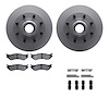 4512-99113 Geospec Brake Rotors w/5000 Advanced Brake Pads Kit & Hardware, 2000-2004 Ford/Lincoln/Mercury/Mazda, Position: Front - image 1