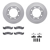 4512-99121 Geospec Brake Rotors w/5000 Advanced Brake Pads Kit & Hardware, 1995-1999 Ford/Lincoln/Mercury/Mazda, Position: Front - image 1