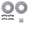 4512-99129 Geospec Brake Rotors w/5000 Advanced Brake Pads Kit & Hardware, 2003-2007 Ford/Lincoln/Mercury/Mazda, Position: Rear - image 1