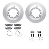 4512-99133 Geospec Brake Rotors w/5000 Advanced Brake Pads Kit & Hardware, 2017-2019 Ford/Lincoln/Mercury/Mazda, Position: Front