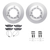 4512-99134 Geospec Brake Rotors w/5000 Advanced Brake Pads Kit & Hardware, 2017-2019 Ford/Lincoln/Mercury/Mazda, Position: Rear