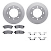 4512-99136 Geospec Brake Rotors w/5000 Advanced Brake Pads Kit & Hardware, 1999-2005 Ford/Lincoln/Mercury/Mazda, Position: Rear - image 1