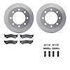 4512-99141 Geospec Brake Rotors w/5000 Advanced Brake Pads Kit & Hardware, 1999-2007 Ford/Lincoln/Mercury/Mazda, Position: Rear - image 1