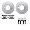 4512-99154 Geospec Brake Rotors w/5000 Advanced Brake Pads Kit & Hardware, 1999-2005 Ford/Lincoln/Mercury/Mazda, Position: Front - image 1