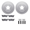 4512-99159 Geospec Brake Rotors w/5000 Advanced Brake Pads Kit & Hardware, 2006-2010 Ford/Lincoln/Mercury/Mazda, Position: Rear - image 1