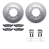 4512-99163 Geospec Brake Rotors w/5000 Advanced Brake Pads Kit & Hardware, 2011-2015 Ford/Lincoln/Mercury/Mazda, Position: Rear - image 1