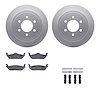 4512-99171 Geospec Brake Rotors w/5000 Advanced Brake Pads Kit & Hardware, 2010-2011 Ford/Lincoln/Mercury/Mazda, Position: Rear - image 1