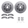 4512-99174 Geospec Brake Rotors w/5000 Advanced Brake Pads Kit & Hardware, 2003-2005 Ford/Lincoln/Mercury/Mazda, Position: Front - image 1