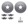 4512-99177 Geospec Brake Rotors w/5000 Advanced Brake Pads Kit & Hardware, 2005-2012 Ford/Lincoln/Mercury/Mazda, Position: Front - image 1