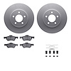 4512-99178 Geospec Brake Rotors w/5000 Advanced Brake Pads Kit & Hardware, 2008-2012 Ford/Lincoln/Mercury/Mazda, Position: Front - image 1