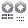 4512-99181 Geospec Brake Rotors w/5000 Advanced Brake Pads Kit & Hardware, 2005-2012 Ford/Lincoln/Mercury/Mazda, Position: Front - image 1