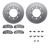 4512-99183 Geospec Brake Rotors w/5000 Advanced Brake Pads Kit & Hardware, 2005-2011 Ford/Lincoln/Mercury/Mazda, Position: Front - image 1