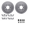 4512-99197 Geospec Brake Rotors w/5000 Advanced Brake Pads Kit & Hardware, 2007-2012 Ford/Lincoln/Mercury/Mazda, Position: Rear - image 1