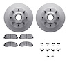4512-99199 Geospec Brake Rotors w/5000 Advanced Brake Pads Kit & Hardware, 2006-2012 Ford/Lincoln/Mercury/Mazda, Position: Front - image 1
