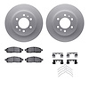 4512-99207 Geospec Brake Rotors w/5000 Advanced Brake Pads Kit & Hardware, 2009-2009 Ford/Lincoln/Mercury/Mazda, Position: Front - image 1